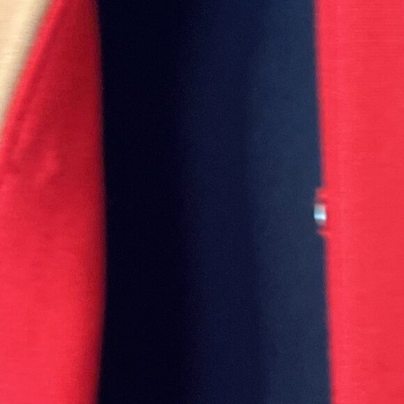 Ashro Women's XL Abstract Color Block Long Sleeve Akello Jacket Coat Dress MCM - Picture 12 of 16